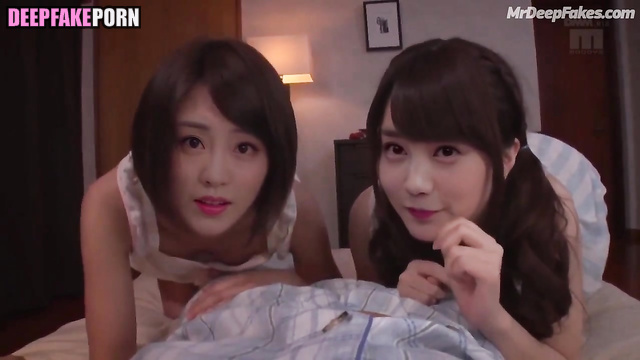 祝绪丹 李一桐 智能換臉 Zhu Xudan & Li YiTong sharing one cock ai porn