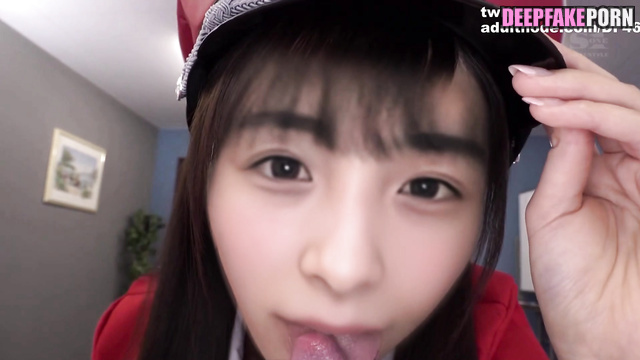 {大園桃子 セクシーアイドル フェイクポルノ} Ozono Momoko blowjob in uniform deepfake porn