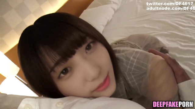 Passionate sex prelude with Yuki Yoda deepfake / 与田 祐希 乃木坂46 ディープフェイク [PREMIUM]