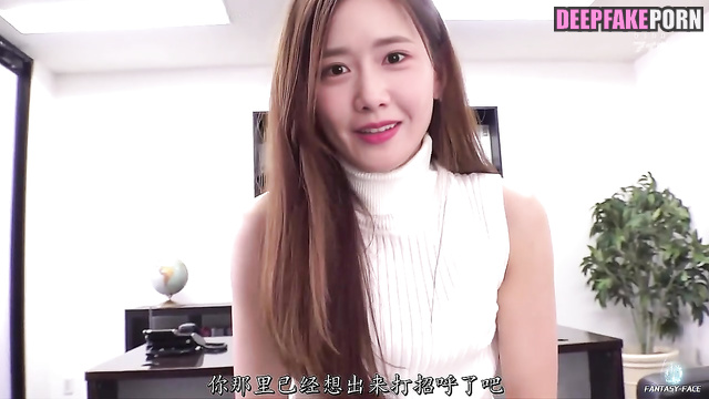 Yoona shows her sexy skills in the office (セクシー 少女時代) [PREMIUM]