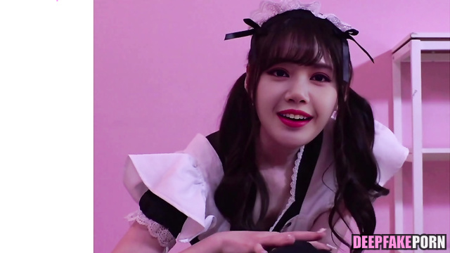 POV blowjob of a beautiful schoolgirl Lisa, fakeapp (리사 블랙핑크 가짜 앱) [PREMIUM]