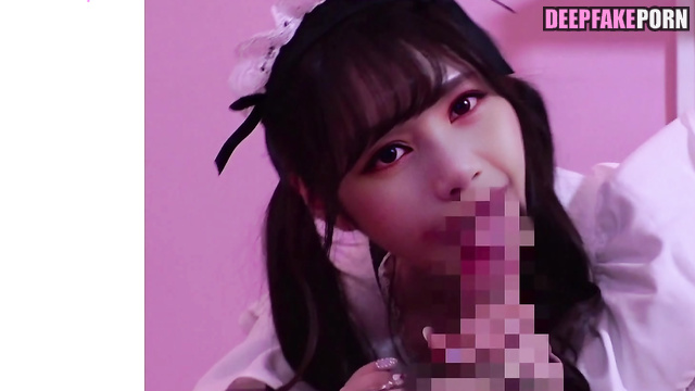 POV blowjob of a beautiful schoolgirl Lisa, fakeapp (리사 블랙핑크 가짜 앱) [PREMIUM]