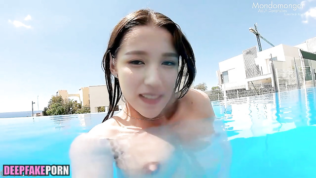 Korean babe Mina deepfake video (near a pool) - トゥワイス セレブのセックス [PREMIUM]