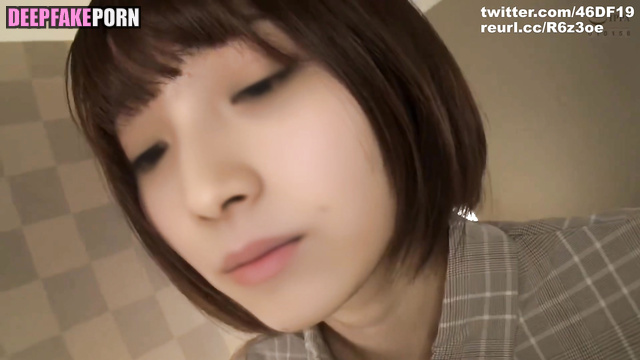 Ozono Momoko checks the depth of her throat 大園桃子乃木坂46ジェイポップ [PREMIUM]