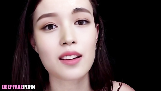 Hot, dirty talks by fake sexy girl Mina // トゥワイス セレブのセックス [PREMIUM]