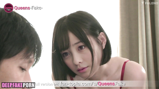 Kanna Hashimoto making blowjob in red underwear / 橋本 環奈 ディープフェイク