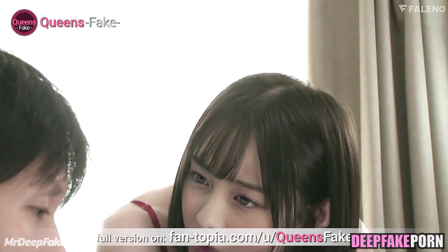 Kanna Hashimoto making blowjob in red underwear / 橋本 環奈 ディープフェイク