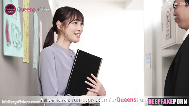 Kanna Hashimoto masturbaning in school toilet / 橋本 環奈 ディープフェイク