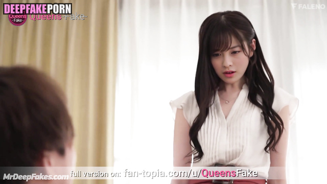 Kanna Hashimoto made nice blowjob in the office / 橋本 環奈 ディープフェイク