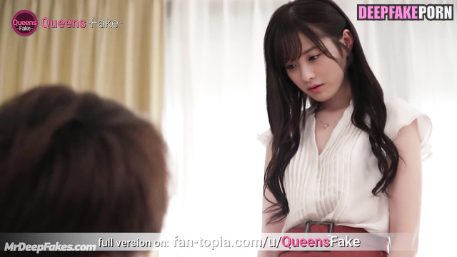 Kanna Hashimoto made nice blowjob in the office / 橋本 環奈 ディープフェイク