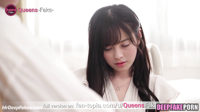 Kanna Hashimoto made nice blowjob in the office / 橋本 環奈 ディープフェイク