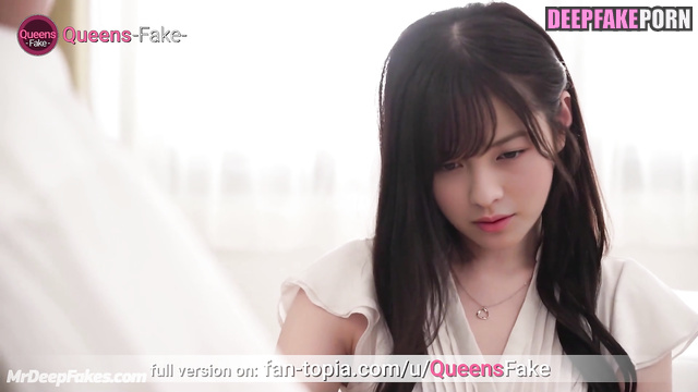 Kanna Hashimoto made nice blowjob in the office / 橋本 環奈 ディープフェイク