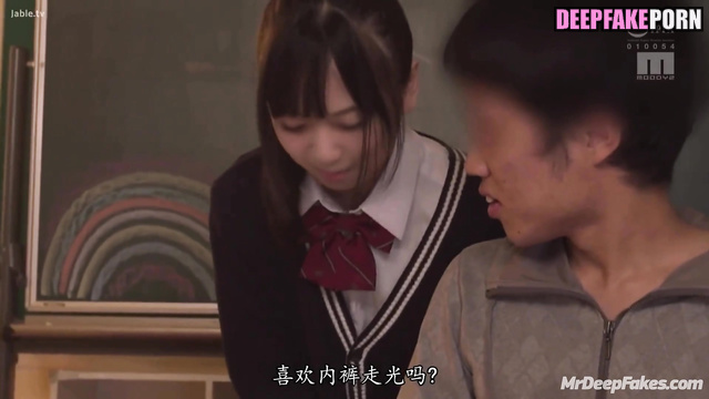 Asuka Saito hot sex scenes with school teacher / 乃木坂46 ディープフェイク