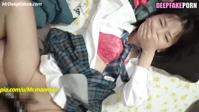 Satomi Ishihara had fuck in cool school suit / 石原 さとみ ディープフェイク