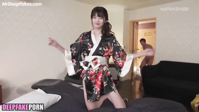 Asuka Saito sucking balls (after hot kissing) / 齋藤 飛鳥 乃木坂46