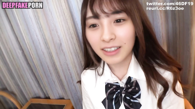 Ozono Momoko gives blowjob while mom is at work (フェイススワップ 大園桃子) [PREMIUM]