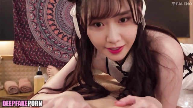 Nice dick massage from sexy Yoona, fakeapp - 少女時代 セックステープ [PREMIUM]