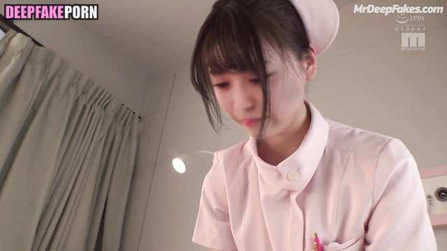 Sexy nurse Asuka Saito makes patient cum / / 齋藤 飛鳥 ディープフェイク