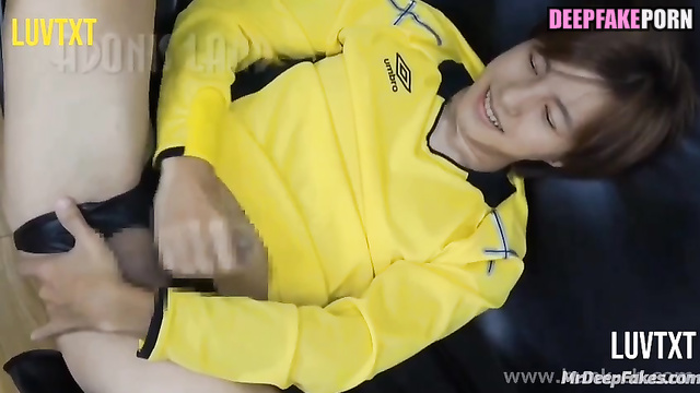 AI Renjun NCT decided to jerk off before his performance 딥페이크 런쥔 엔시티