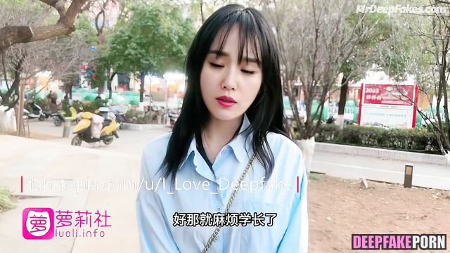 AI Liu Shishi undressed in front of her boyfriend (深度换脸 刘诗诗)