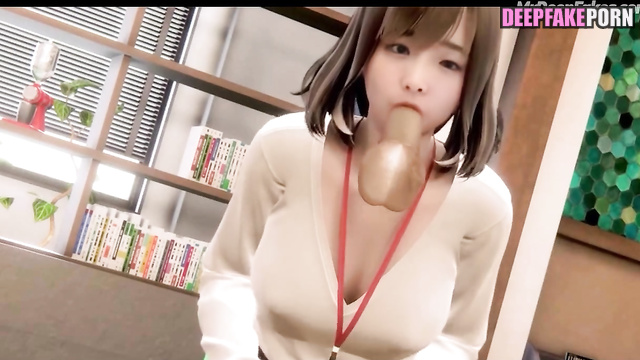 AI Nanaciaociao/一隻阿圓 fucks with me and can't hold orgasm deepfake 智能換臉