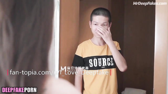 Tong Liya sex scene with stranger after bath / 佟丽娅 深度伪造