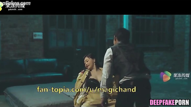 Hot Song Yi was bounded - deepfake video // 宋轶 性爱场面