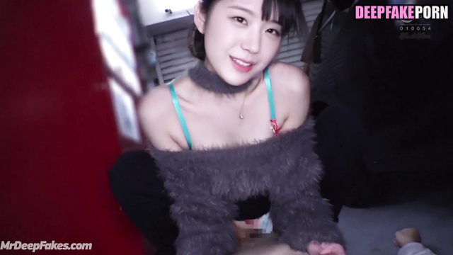 Fake k-pop idol Gyuri pov jerking off (프로미스나인 딥 페이크 비디오)