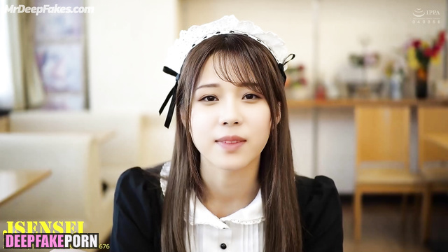 Hot housemaid Winter making awesome blowjob - 윈터 연예인 섹스