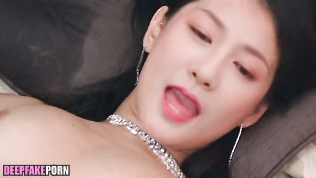Hayoung was fucked hard in hole, face swap - エーピンク セックスシーン