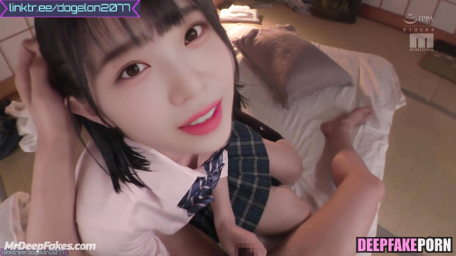 Shy schoolgirl Chaewon agreed to first sex // アイズワン 有名人のセックス