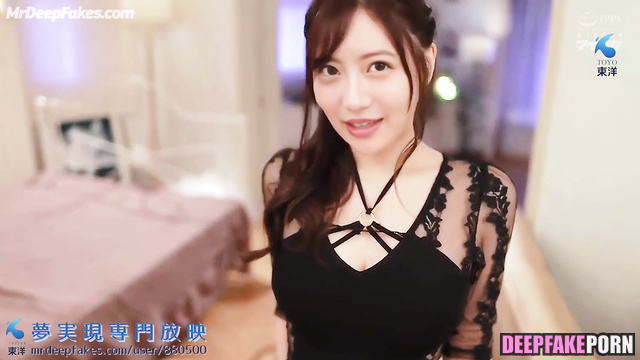 Mio Imada licking two dicks - deepfake video (今田 美桜 フェイススワップ)