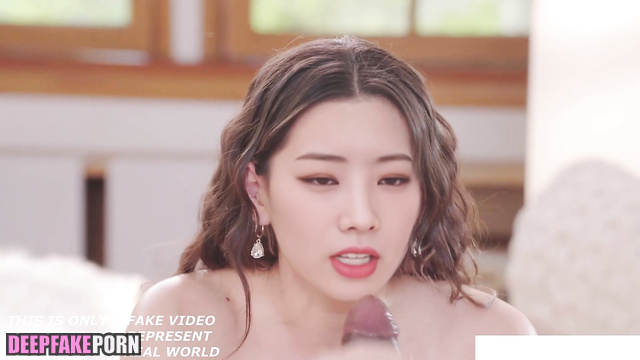 Dahyun TWICE sucked long black dick, fake / トゥワイス 偽アプリ