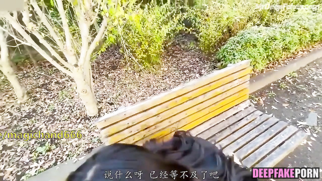 Tang Yixin picked up a guy and dominanced on him - ai / 唐艺昕 真假的