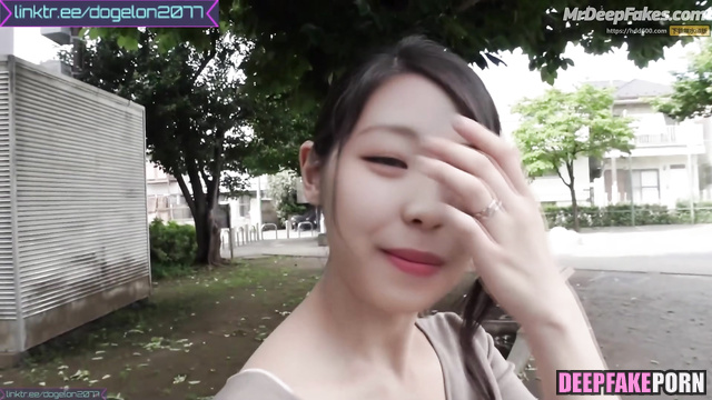 Two boys fucked hot Yuna by dildo, fakeapp // 유나 있지