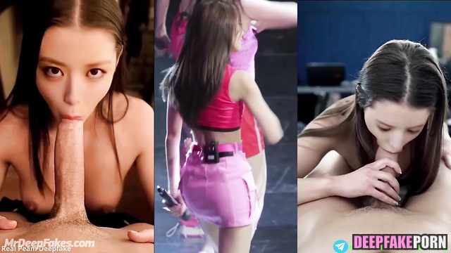 Yuna, ITZY sucking big dick, pov deepfake video (pmv) / 유나 섹스 테이프