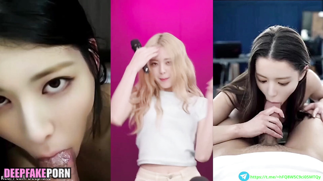 Yuna, ITZY sucking big dick, pov deepfake video (pmv) / 유나 섹스 테이프