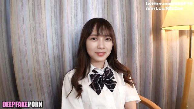 Her first blowjob - Suzuki Ayane fakeapp / 鈴木絢音 乃木坂46 [PREMIUM]