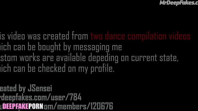 Winter in deepfake video - striptease dancing (윈터 에스파)