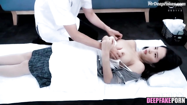 刘亦菲 Liu Yifei gets orgasming pussy play during massage session 人工智能 AI