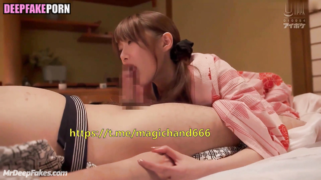 Hot geisha Fiona Sit sucked dick to old fart, ai - 薛凱琪 深度伪造色情