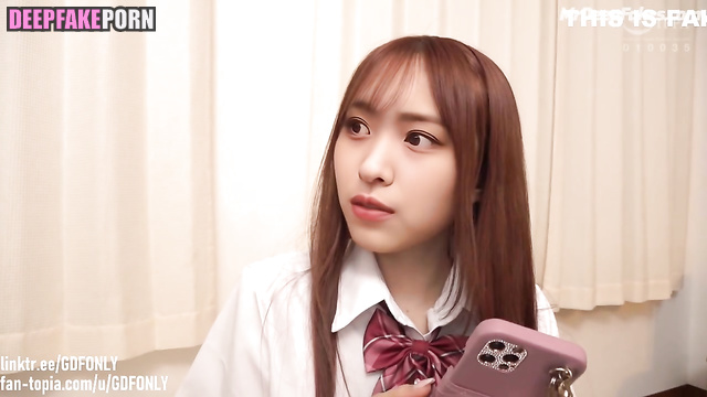 Pretty babe Ryujin celebrity sex in school skirt // 류진 있지