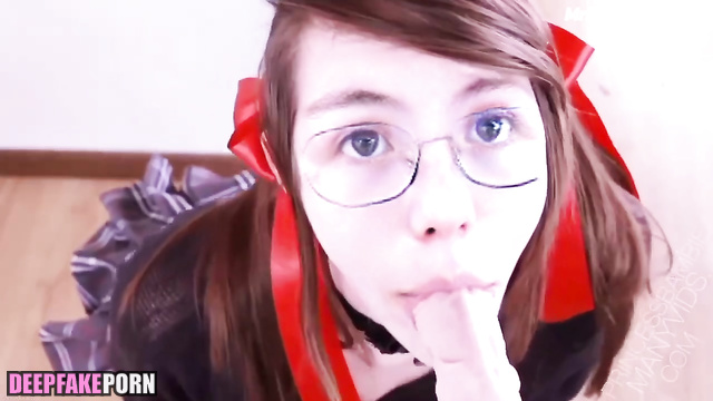 Tiptoe Tingles ASMR gives me promise to make me cum in pov deepfake