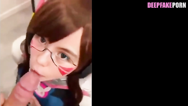 Fake porn compilation with Tiptoe Tingles ASMR doing the best blowjobs