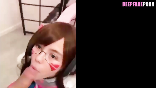 Fake porn compilation with Tiptoe Tingles ASMR doing the best blowjobs