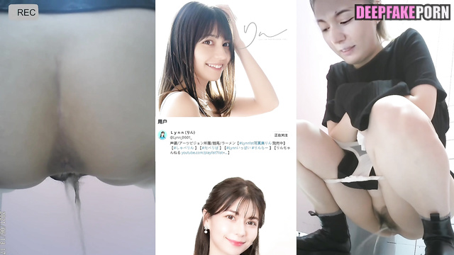 Girl demonstrating her morning peeing - Lynn (りん 本物の偽物) fetish sex tape