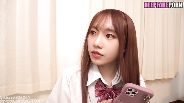 Schoolgirl Yuri (アイズワン ディープフェイクビデオ) fucks with teacher, A.I. [PREMIUM]