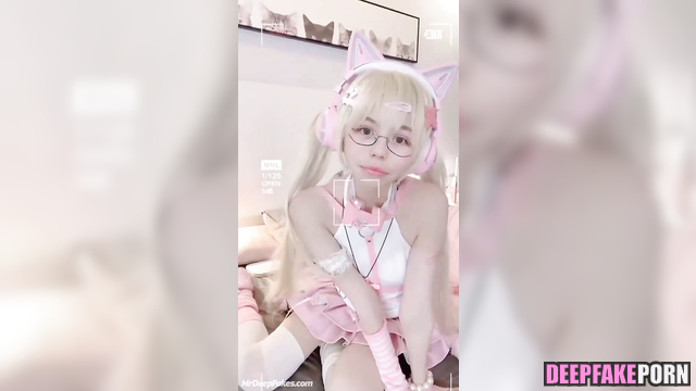 Funny teen Tiptoe Tingles ASMR dancing in the presence of her toys, ai