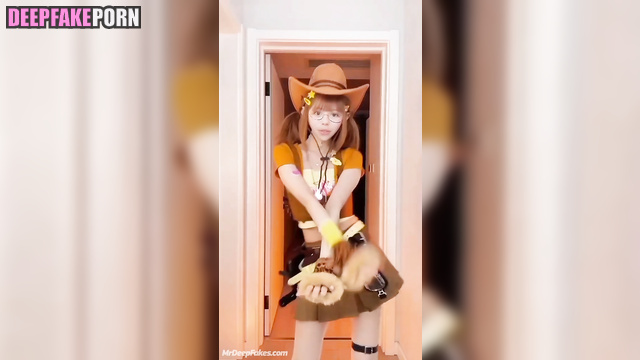 Funny teen Tiptoe Tingles ASMR dancing in the presence of her toys, ai