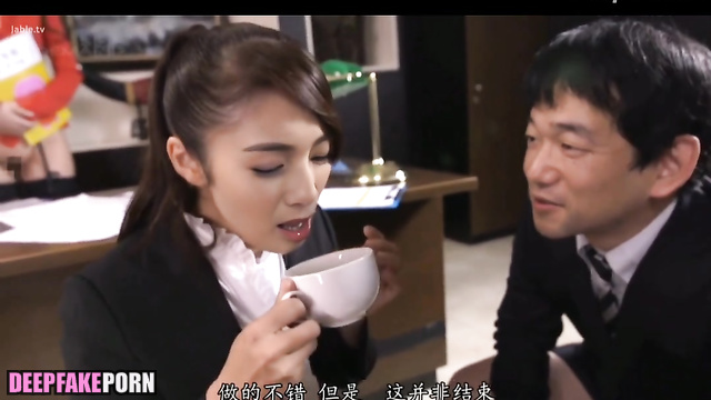 Hot sex casting for her boss / Liu Tao (刘涛 真假) plus sexy housemaids, ai